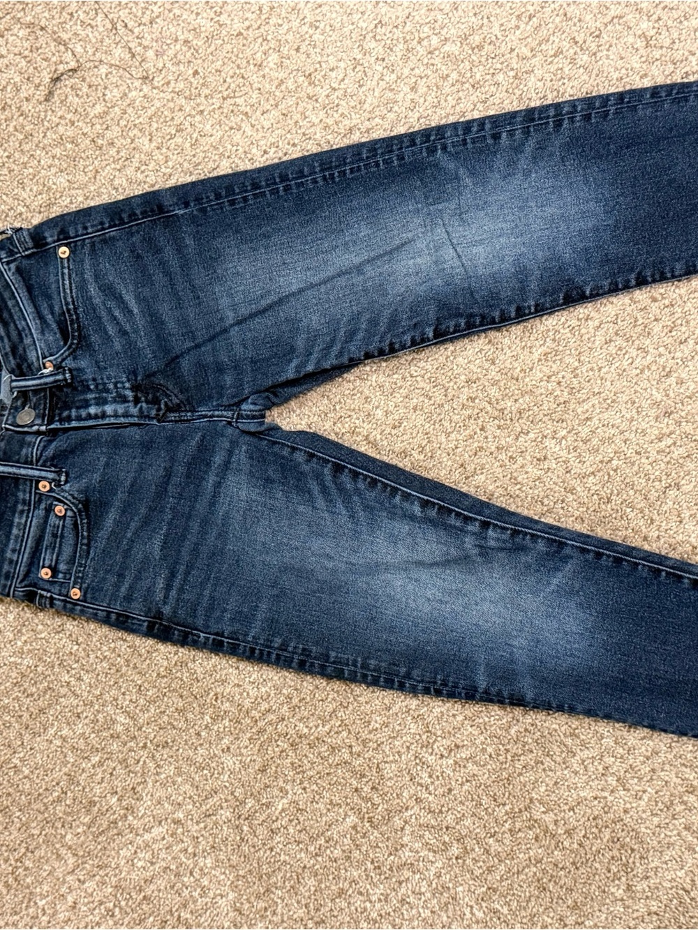 American Eagle Outfitters Dark Blue Washed Men’s Jeans
